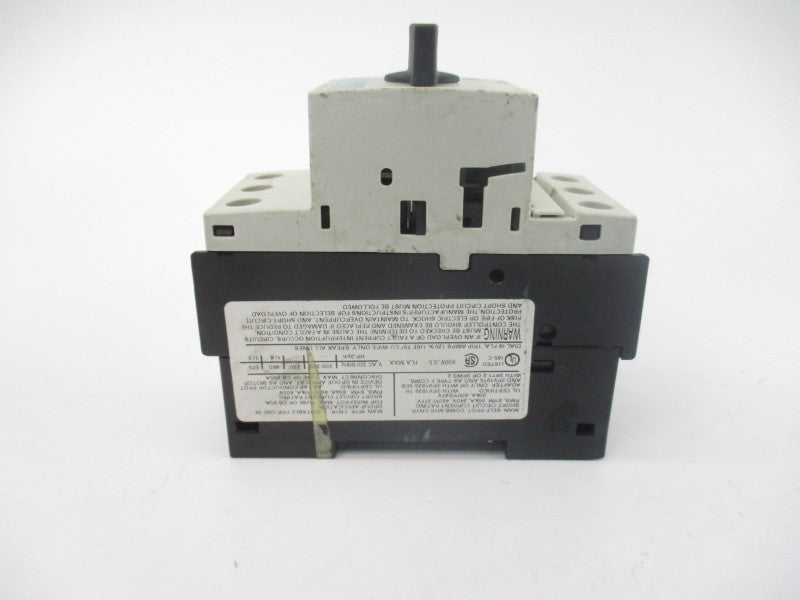 SIEMENS 3RV1021-0FA10 600V 0.35-0.5A NSNP