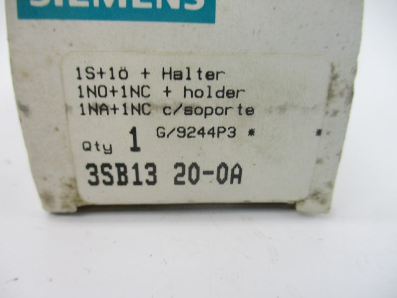 SIEMENS 3SB1320-0A 230V 10A NSMP