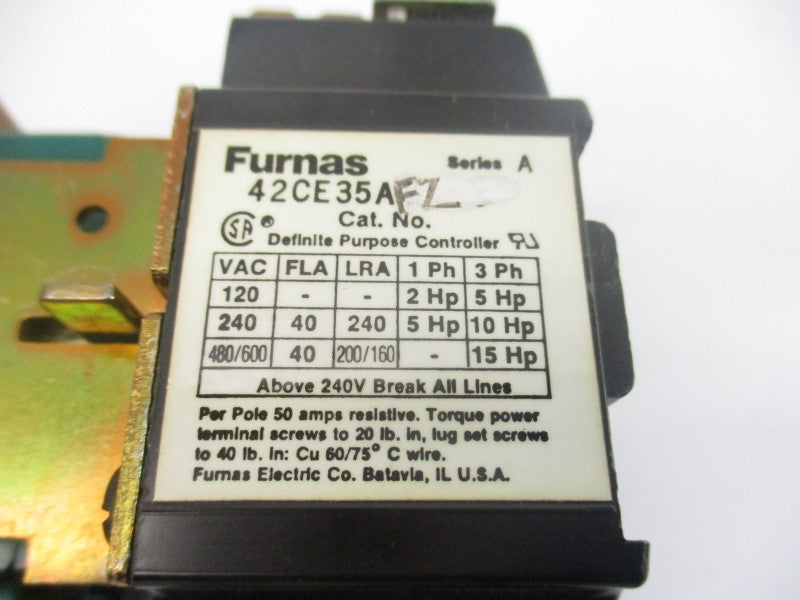 FURNAS 42CE35AFZ SER. A 110-120V 40A NSNP