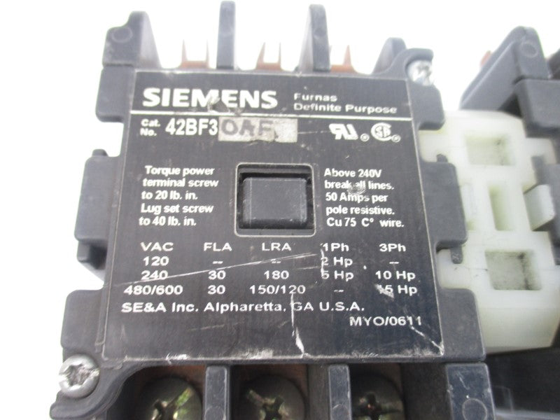 SIEMENS 42BF30AF 110/120V 50A NSNP