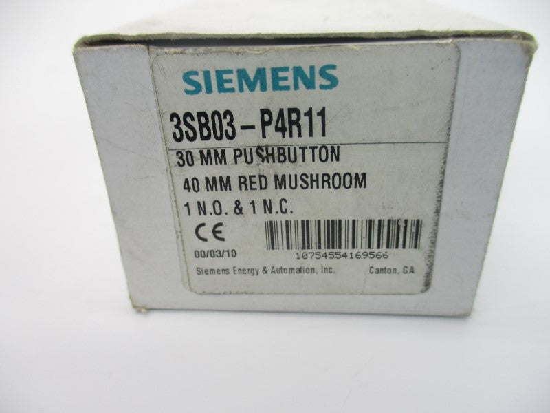 SIEMENS 3SB03-P4R11 660V 10A NSMP