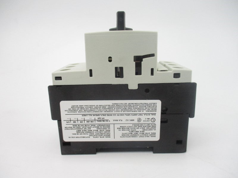 SIEMENS 3RV1021-0BA10 600V 0.14-0.2A NSMP