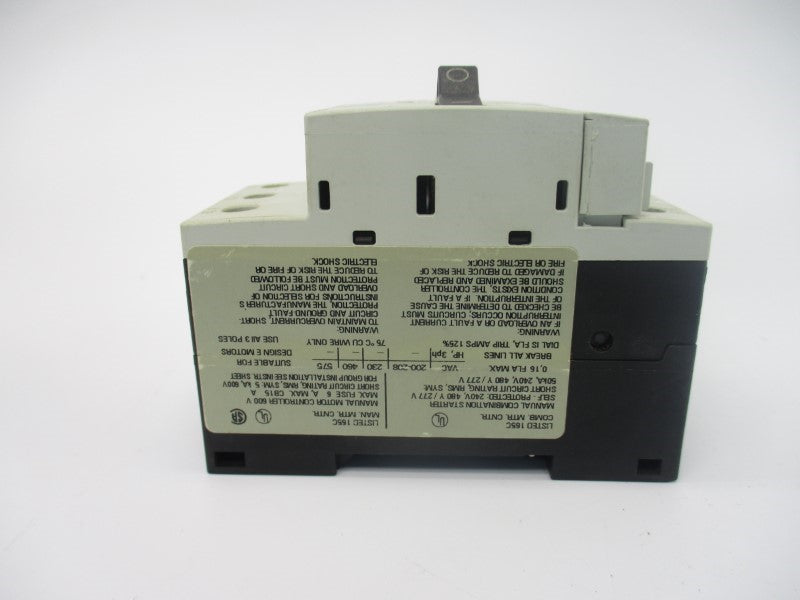 SIEMENS 3RV1011-0AA10 690V 0.11-0.16A NSNP