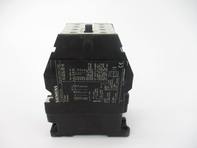 SIEMENS 3TF4322-0AJ1 96-115V 30A NSMP