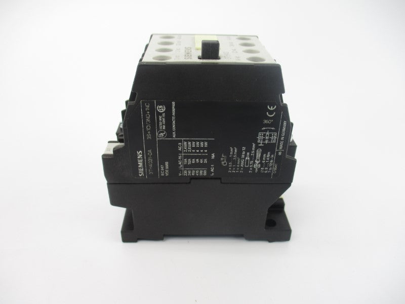 SIEMENS 3TH4031-0AK6 110/120V 16A NSMP