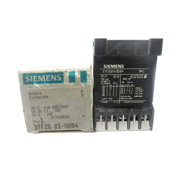 SIEMENS 3TF2001-0DB4 17-30VDC 16A NSMP