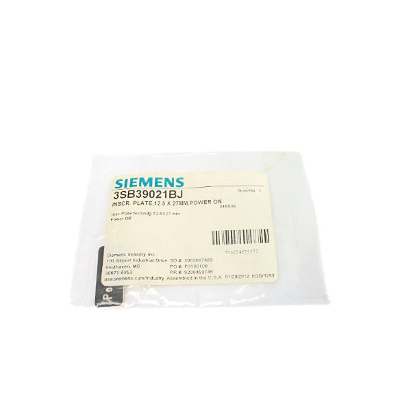SIEMENS 3SB39021BJ NSMP