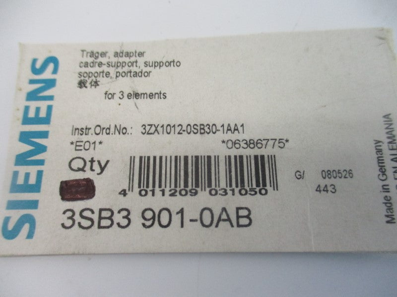 SIEMENS 3SB3901-0AB NSNP