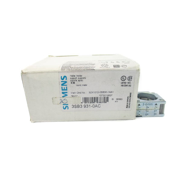 SIEMENS 3SB3931-0AC (PKG OF 20) NSMP