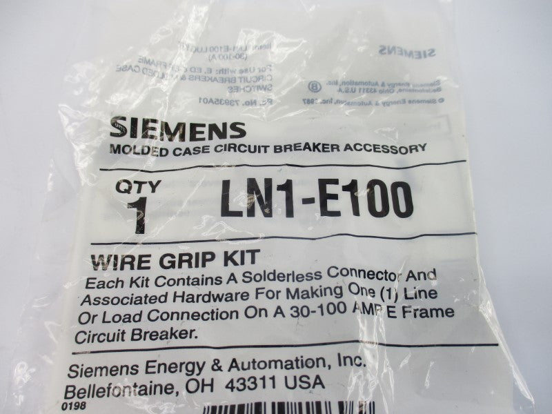 SIEMENS LN1-E100 30-100A NSMP