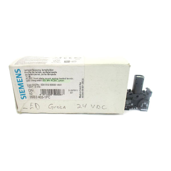 SIEMENS 3SB3403-1PC 24VAC/DC (PKG OF 10) NSMP