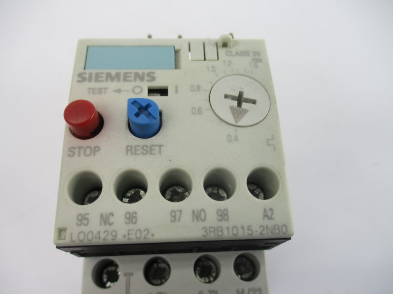 SIEMENS 3RB1015-2NB0 600VAC 0.4-1.6A NSNP