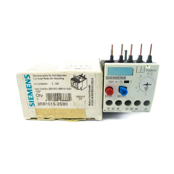 SIEMENS 3RB1015-2SB0 600VAC 3-12A NSMP