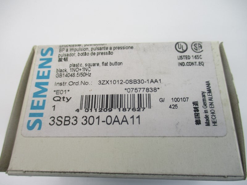 SIEMENS 3SB3301-0AA11 400V 10A NSMP