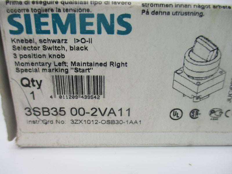 SIEMENS 3SB3500-2VA11 NSMP