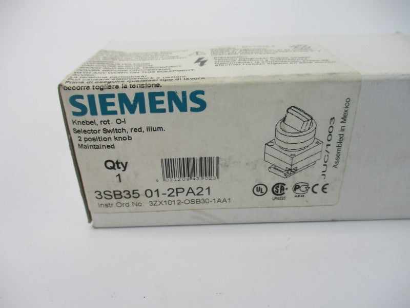 SIEMENS 3SB3501-2PA21 NSMP