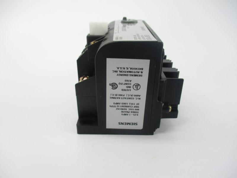 SIEMENS 48ASA3M20 SER. C 600VAC .25-1.0A NSMP