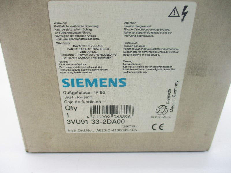 SIEMENS 3VU9133-2DA00 NSMP