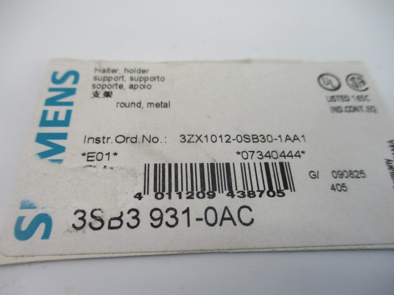 SIEMENS 3SB3931-0AC NSNP