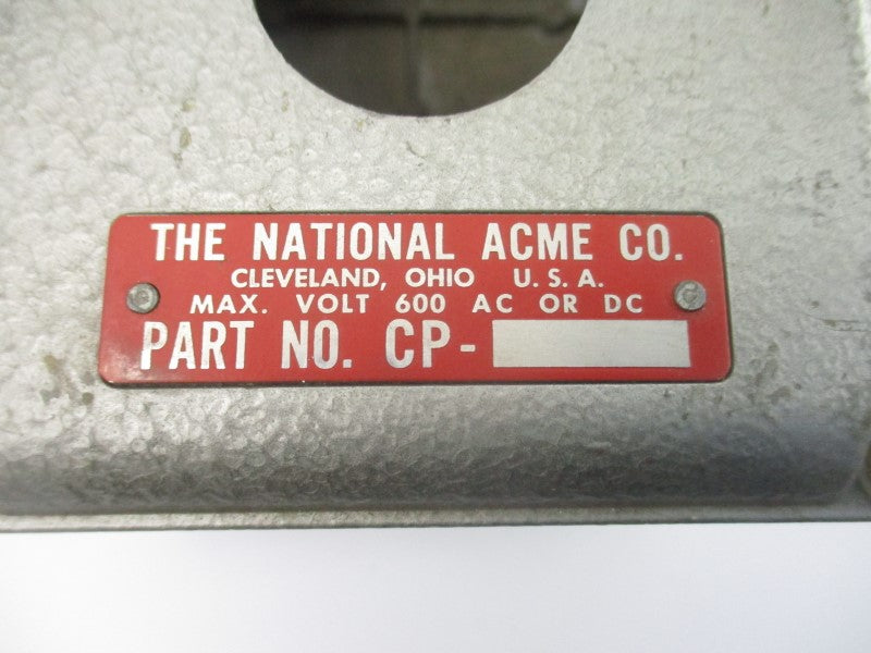 THE NATIONAL ACME CP 600VAC/DC UNMP