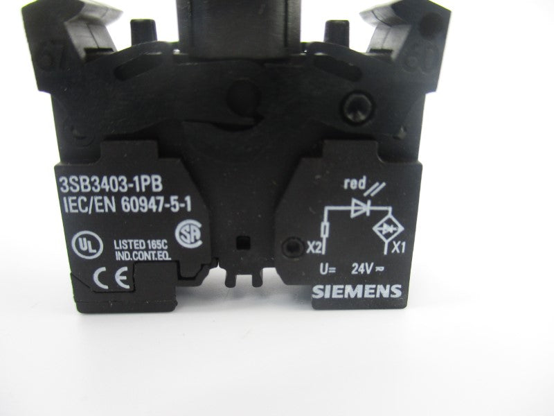 SIEMENS 3SB3403-1PB 24V NSNP