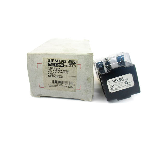 SIEMENS 52PC4E9 120VAC/DC NSMP