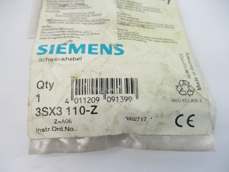 SIEMENS 3SX3110-Z NSMP