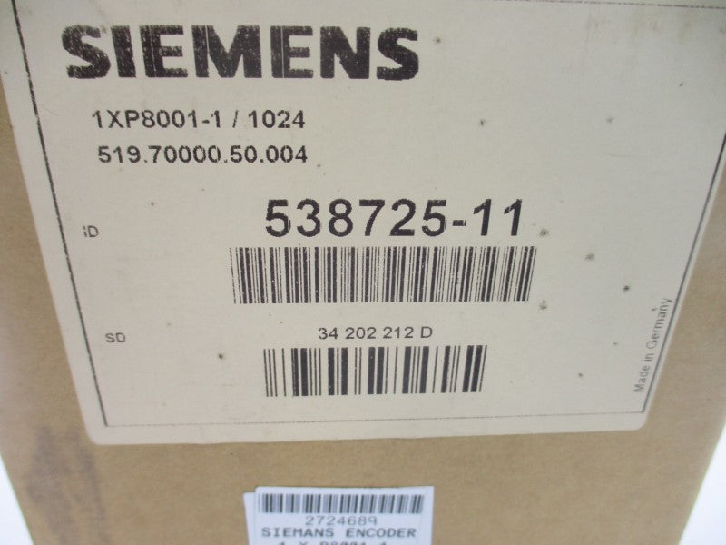 SIEMENS 1XP8001-1/1024 538725-11 NSFS