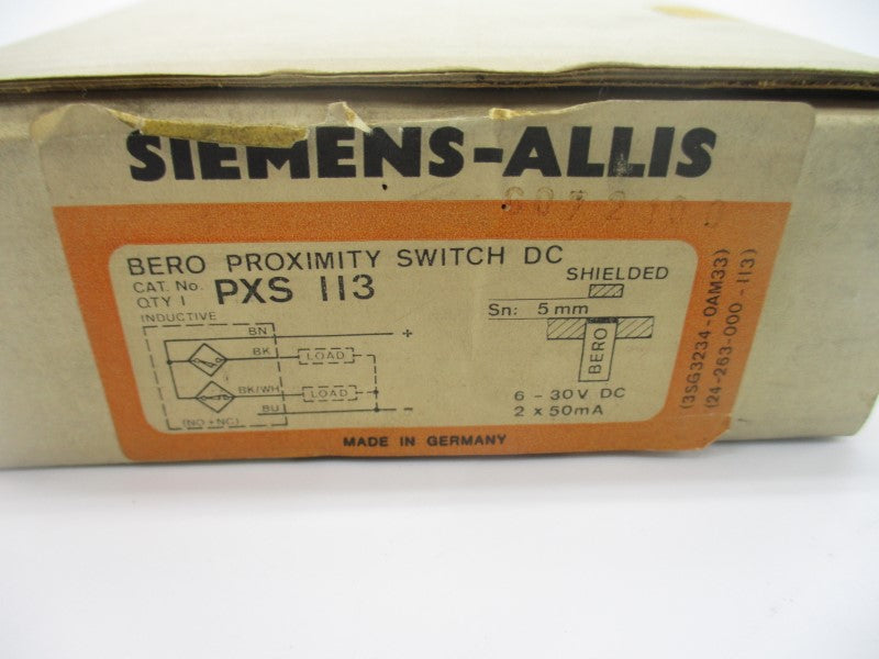 SIEMENS PXS113 6-30VDC NSMP