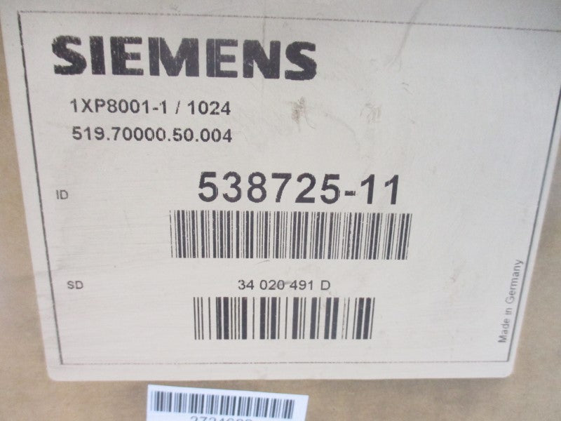 SIEMENS 538725-11 1XP8001-1/1024 NSMP