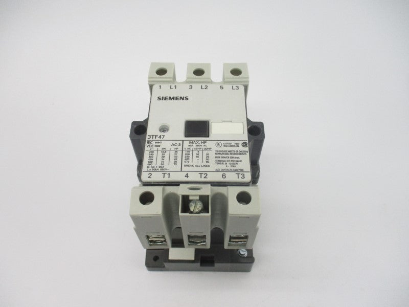 SIEMENS 3TF4711-0AC2 24V 80A NSMP