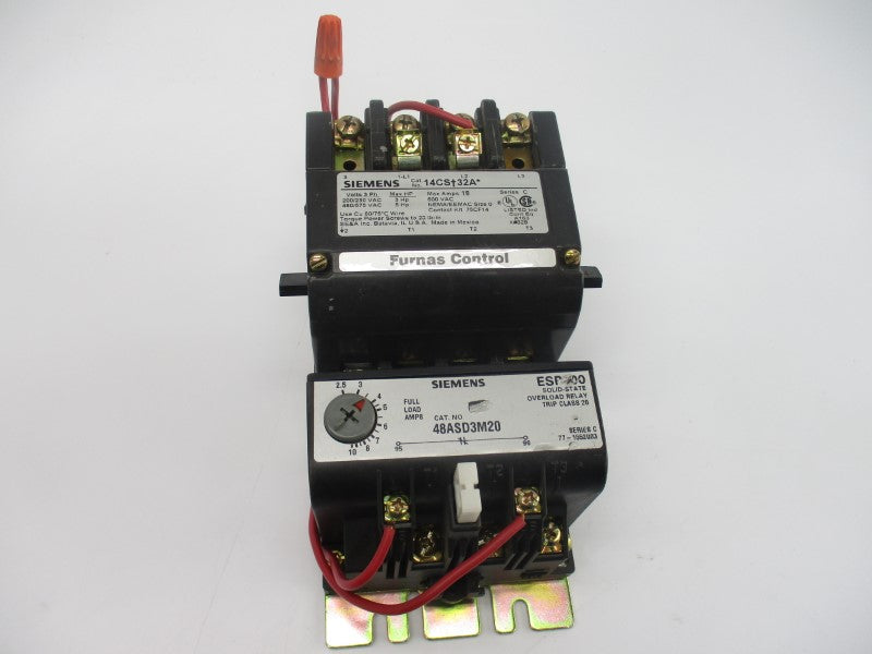 SIEMENS 14CS32A 48ASD3M20 SER. C 440-480V 18A UNMP