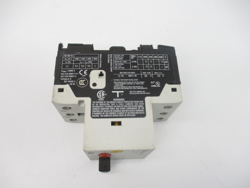 KLOCKNER MOELLER PKZM01-2.5 600VAC 1.6-2.25A NSNP