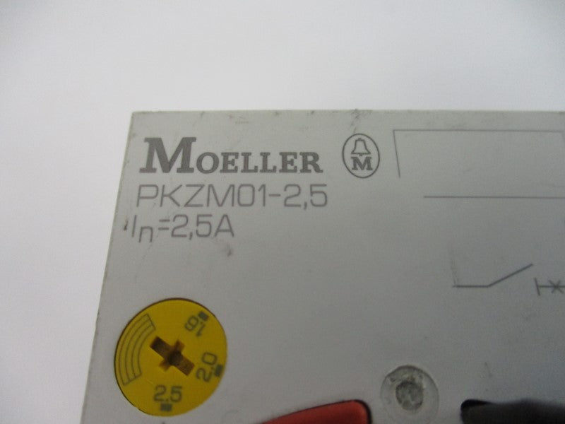 KLOCKNER MOELLER PKZM01-2.5 600VAC 1.6-2.25A NSNP