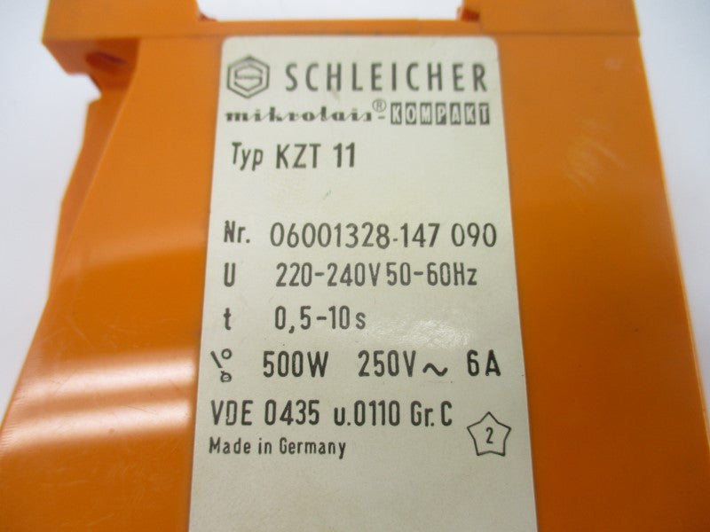 SCHLEICHER KZT11 06001328-147090 220-240V 0.5-10A NSNP