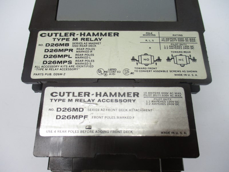 CUTLER HAMMER D26MB SER. A2 110/120V NSNP