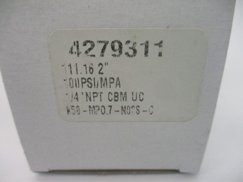 SMC K50-MP0-.7-N02S-C 0-100PSI 1/4" NSMP