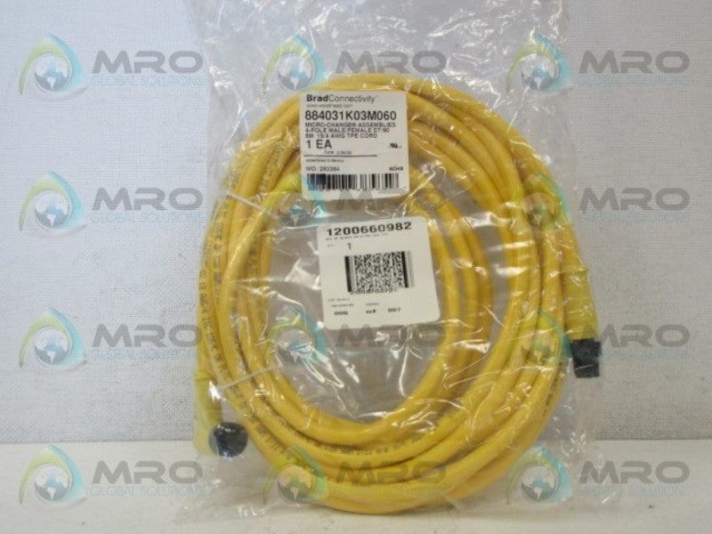 DANIEL WOODHEAD 884031K03M060 MICRO-CHANGE CABLE  *NEW IN FACTORY BAG*