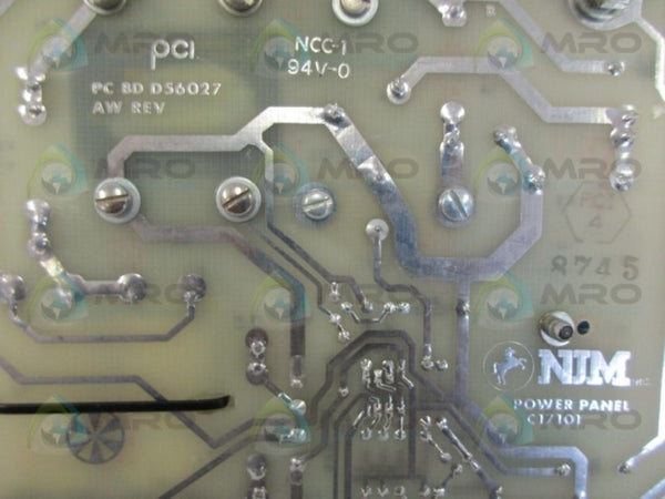 NSNP JERSEY MACHINE SA320-314 POWER SUPPLY PANEL BOARD UNMP