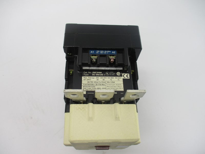 FUJI ELECTRIC 2NC3H0122 SC-6N/UD 100-120V 125A NSMP