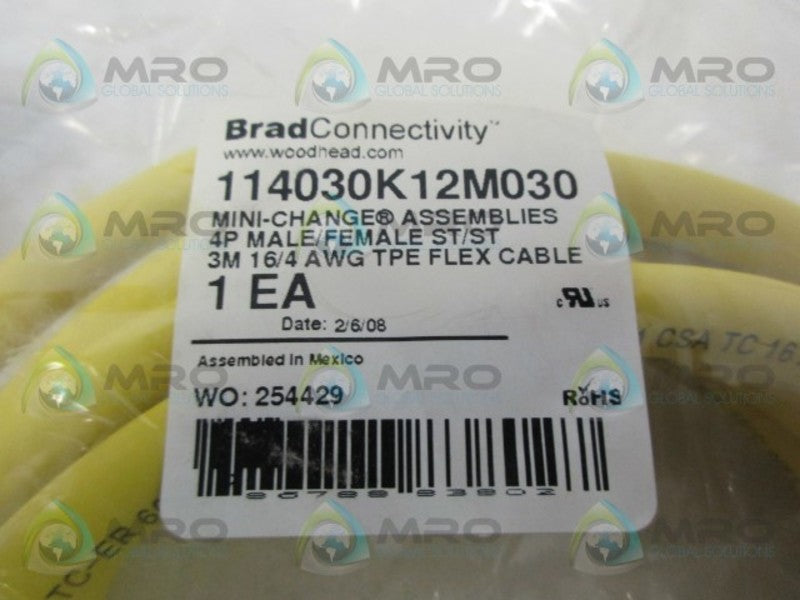 DANIEL WOODHEAD 114030K12M030 MINI CHANGE CABLE *NEW IN FACTORY BAG*