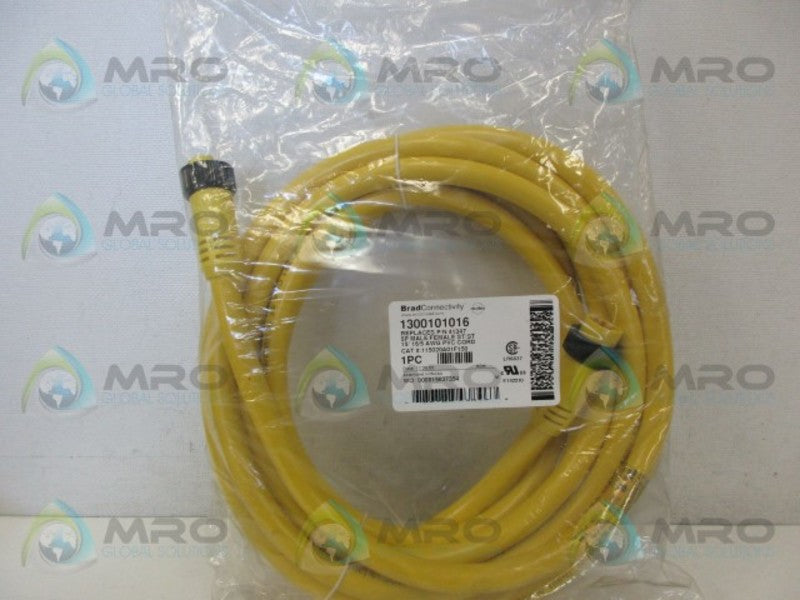 DANIEL WOODHEAD 1300101016 5P MALE/FEMALE CORD *NEW IN FACTORY BAG*