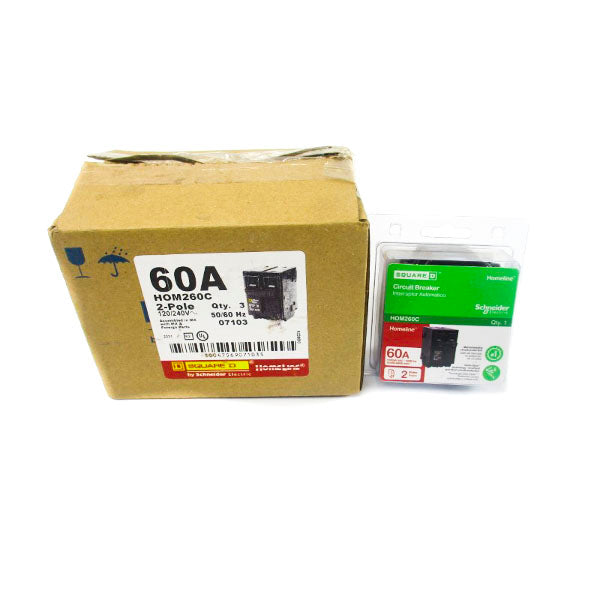 SQUARE D HOM260C 120/240V 60A (PKG OF 3 ) NSMP