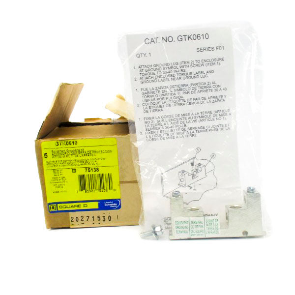 SQUARE D GTK0610 SER. F1 (PKG OF 5) NSMP
