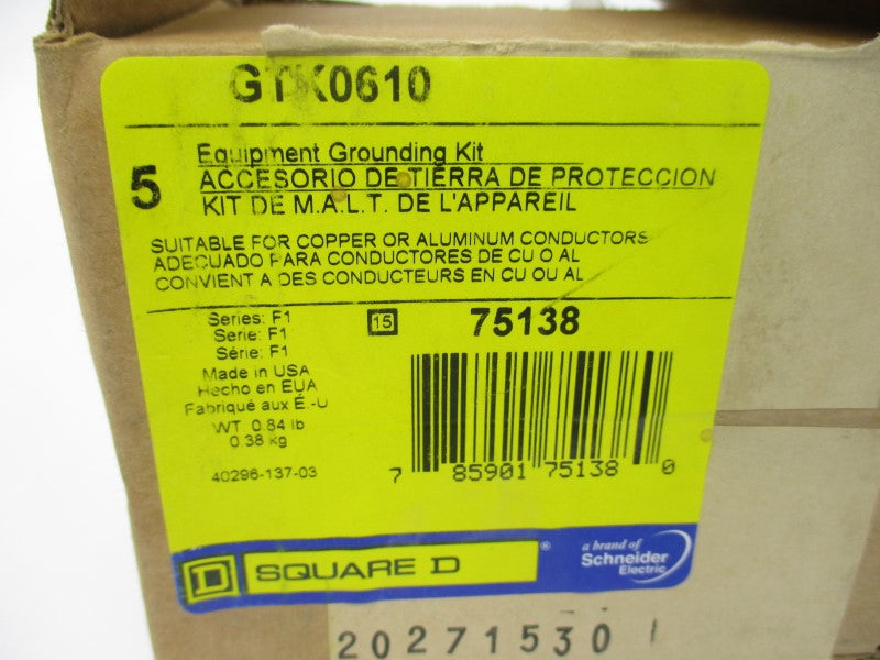 SQUARE D GTK0610 SER. F1 (PKG OF 5) NSMP