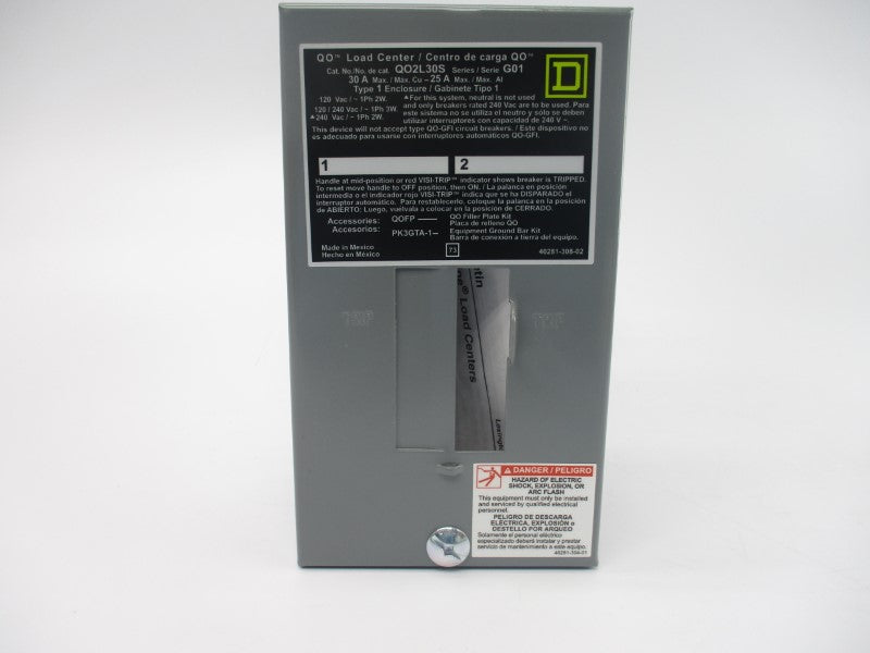 SQUARE D QO2L30SCP 120/240V 30A NSMP