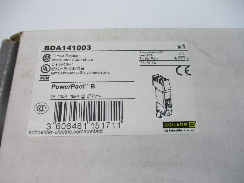 SQUARE D BDA141003 220/240V 100A NSMP