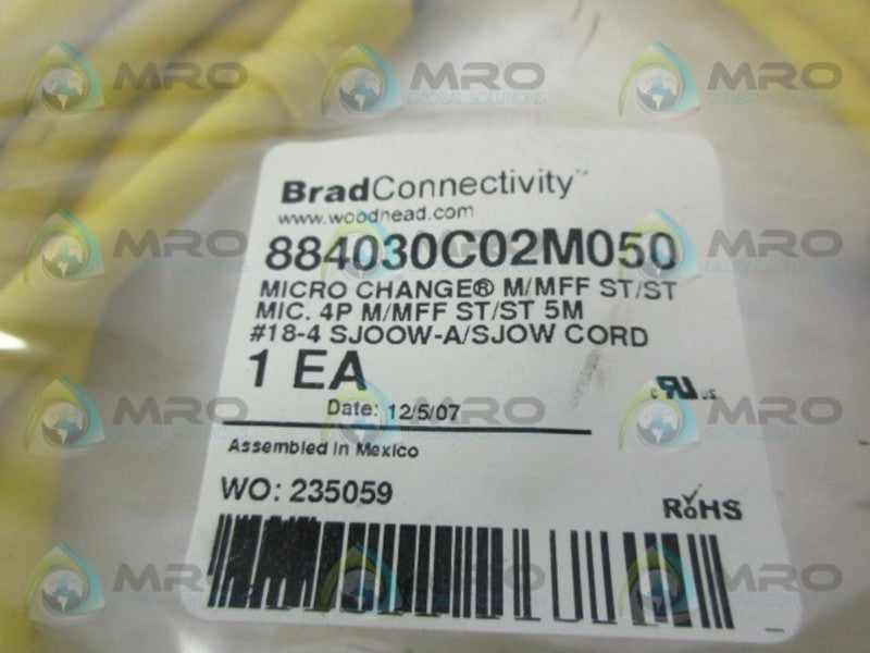 DANIEL WOODHEAD 884030C02M050 MICRO CHANGE CORD *NEW IN FACTORY BAG*