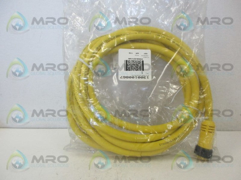 DANIEL WOODHEAD 114030K12M040 4P MALE/FEMALE FLEX CABLE  *NEW IN FACTORY BAG*