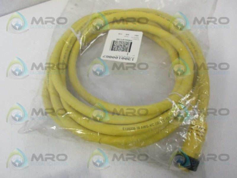 DANIEL WOODHEAD 114030K12M040 4P MALE/FEMALE FLEX CABLE  *NEW IN FACTORY BAG*